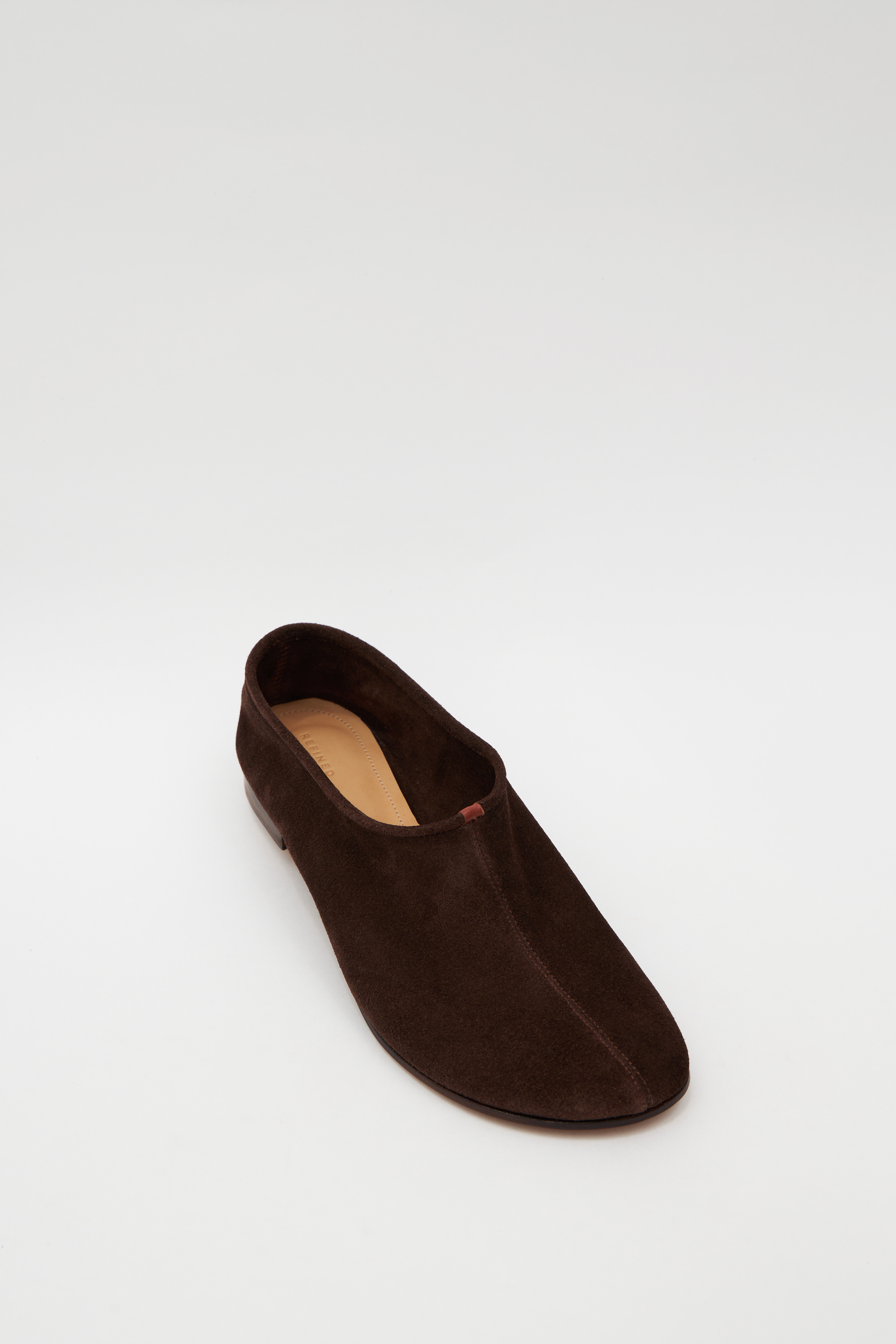 Балетки шоколадного цвета (замша), photo 1