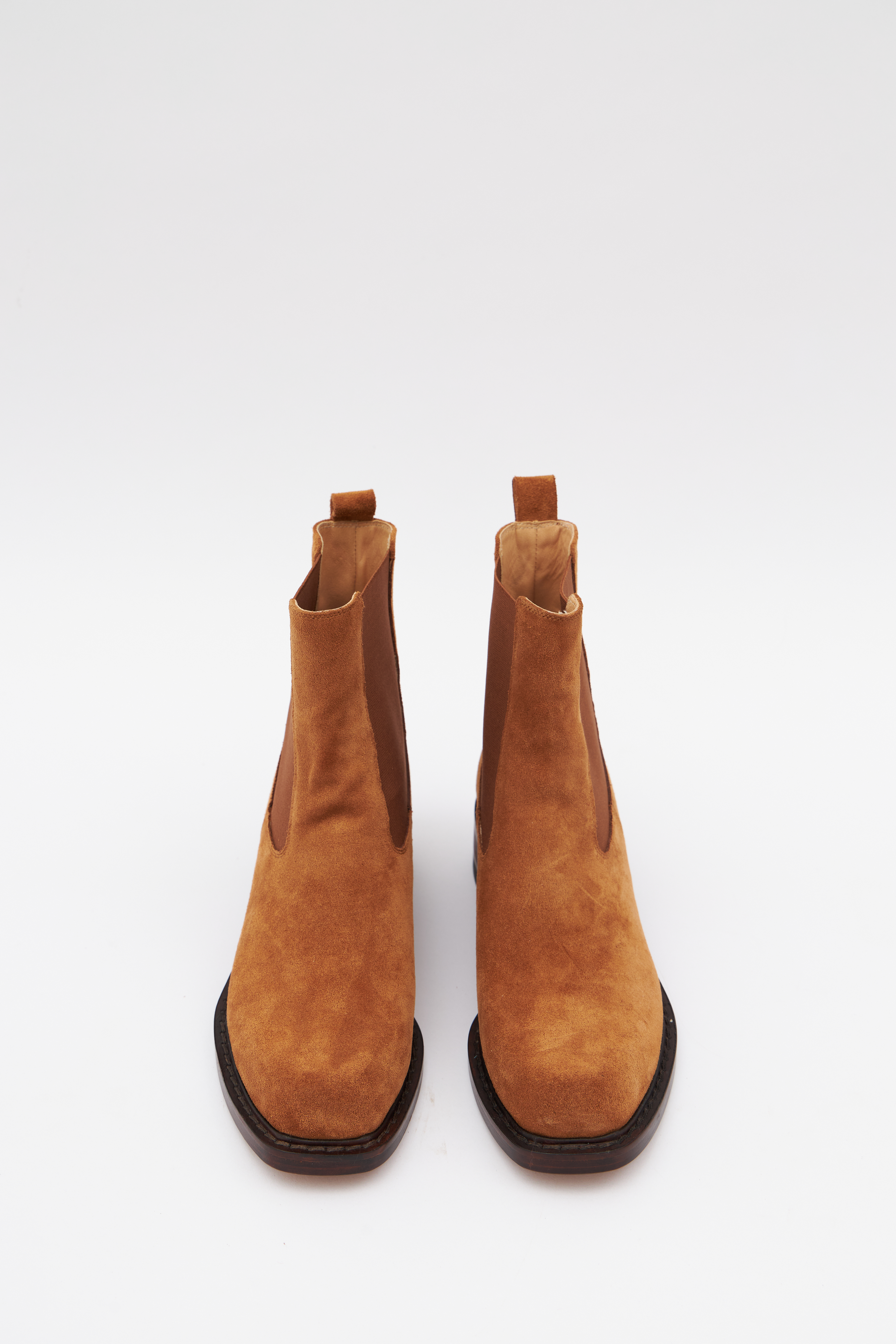 Ботинки-челси цвета джинджер (замша), фото 2