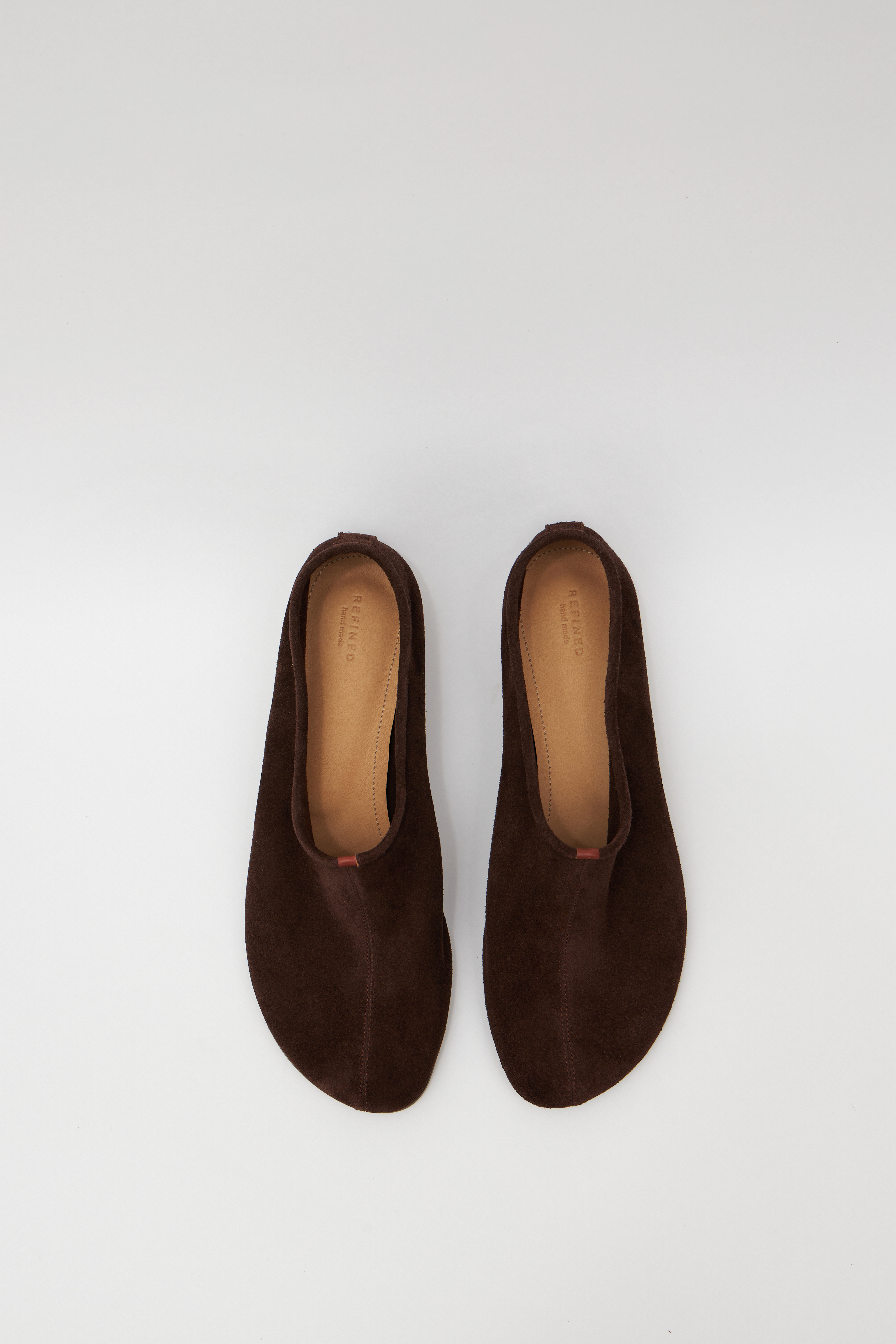 Балетки шоколадного цвета (замша), photo 2