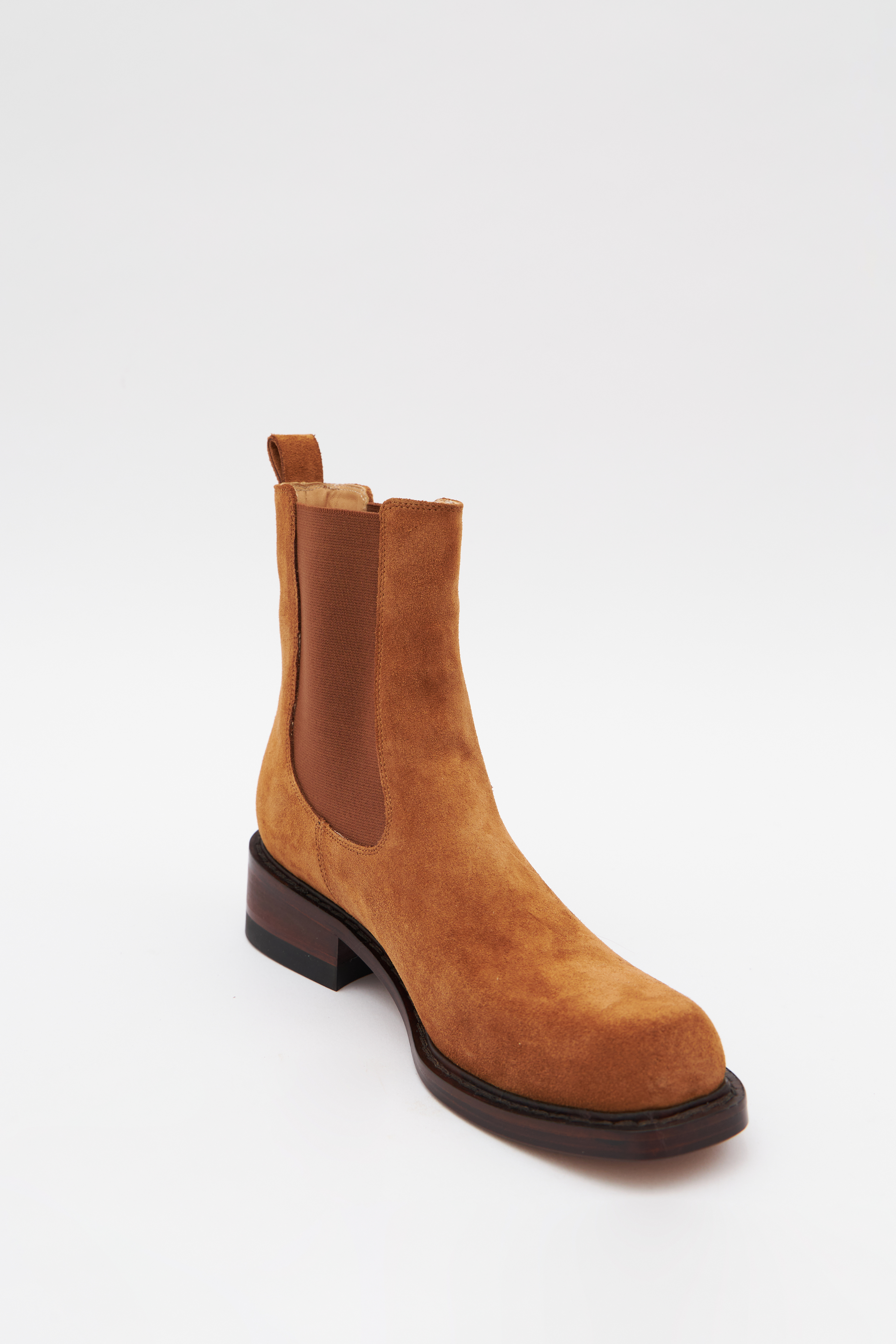 Ботинки-челси цвета джинджер (замша), фото 1