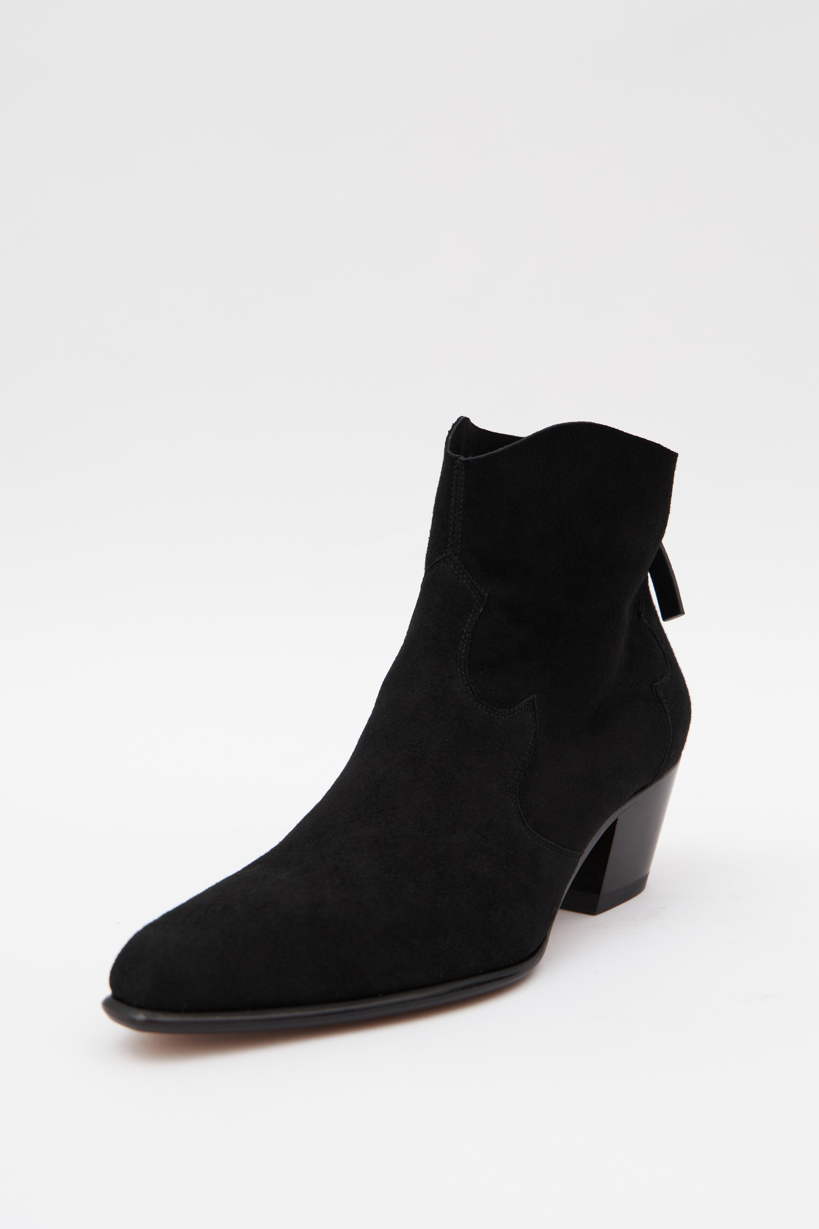 Казаки мягкие из черной замши, photo 1