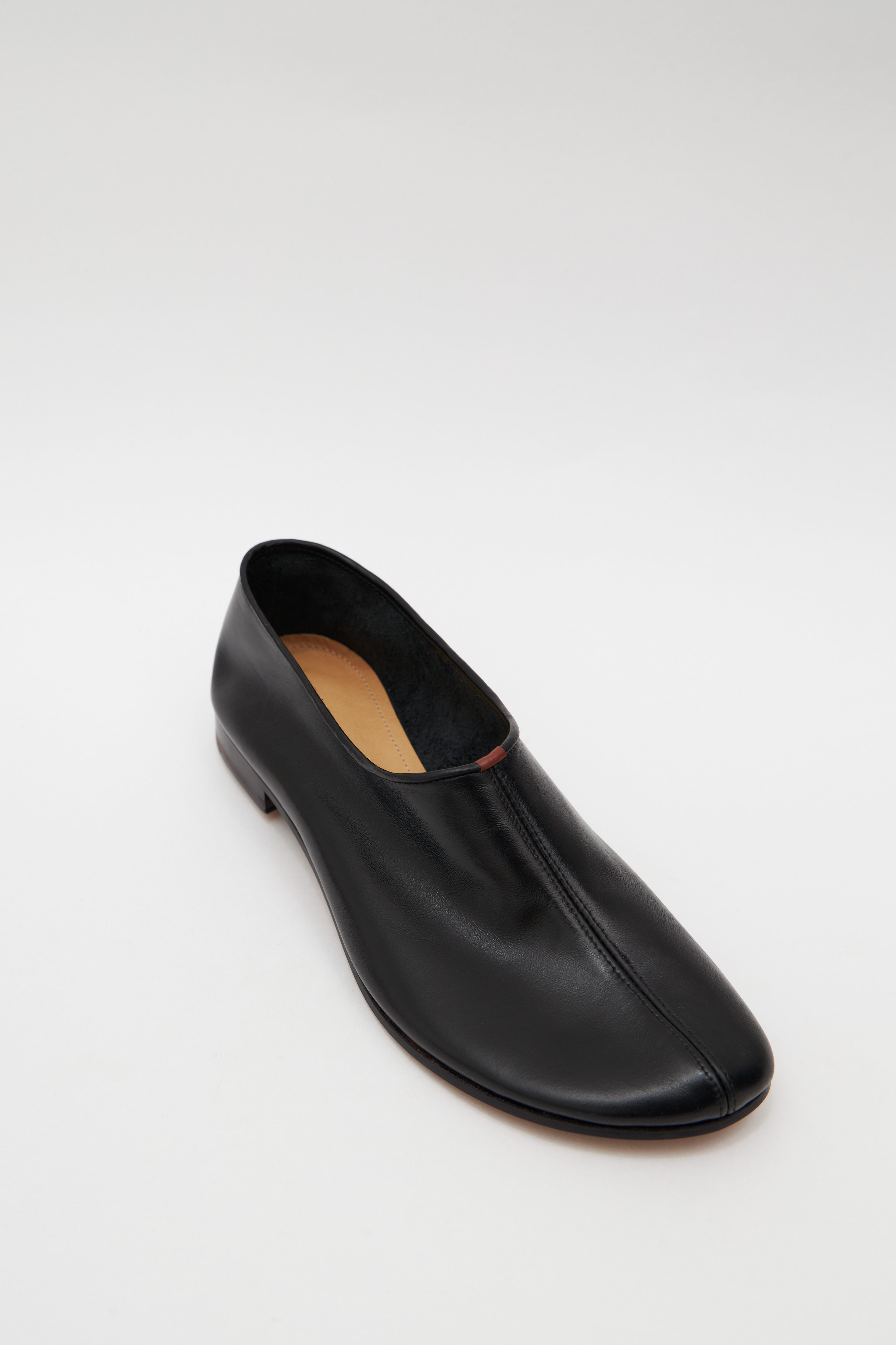 Балетки черного цвета (кожа), photo 1