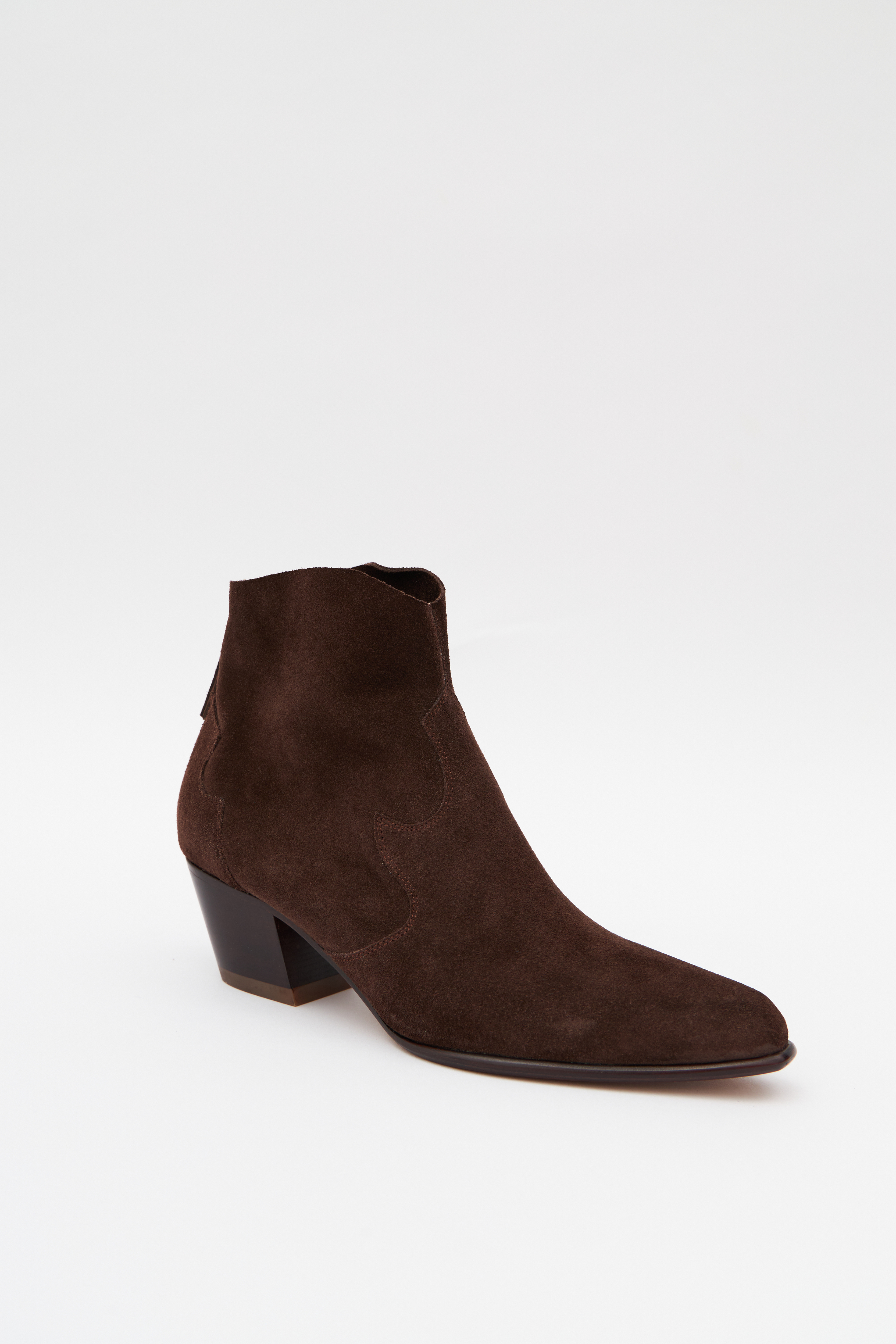 Казаки мягкие из шоколадной замши, photo 1